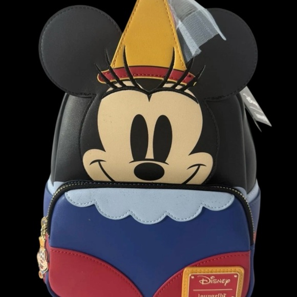 Disney Handbags - Loungefly Disney Minnie Mouse Party “Brave Little Tailor”Backpack purse.